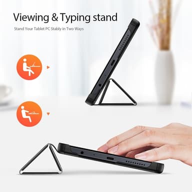 DUX DUCIS Xiaomi Redmi Pad SE 8.7 DOMO Series Trifold Suojakotelo - Musta