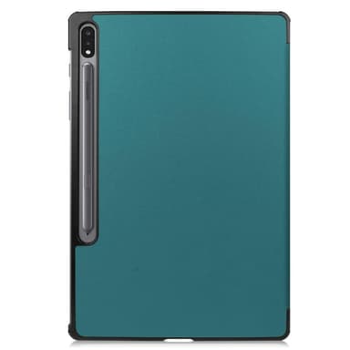 SKALO Samsung Tab S7 FE Trifold Suojakotelo - Vihreä