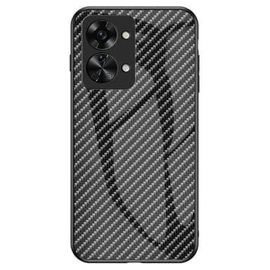 SKALO OnePlus Nord 2T 5G Hiilikuitu karkaistu lasi TPU suojakuori - Musta