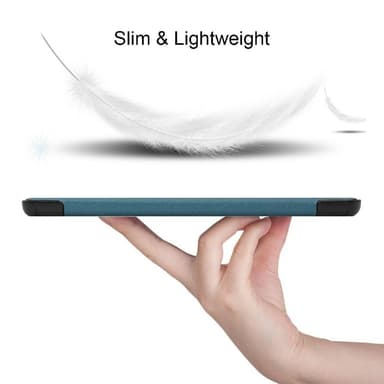 SKALO Samsung Tab S7 FE Trifold Suojakotelo - Vihreä