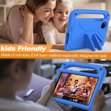 SKALO Xiaomi Redmi Pad SE 8.7 Lapsikuori kahvalla ja jalustalla - Sininen