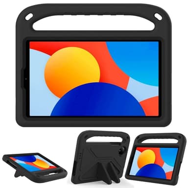 SKALO Xiaomi Redmi Pad SE 8.7 Lapsikuori kahvalla ja jalustalla - Musta