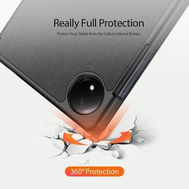 DUX DUCIS Xiaomi Redmi Pad SE 8.7 DOMO Series Trifold Suojakotelo - Musta