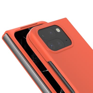 ABEEL Google Pixel 9 Pro Fold Skin Touch Suojakuori - Oranssi