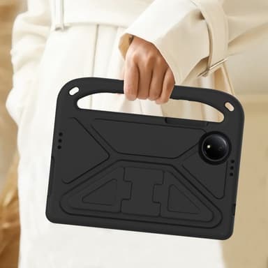 SKALO Xiaomi Redmi Pad SE 8.7 Lapsikuori kahvalla ja jalustalla - Musta