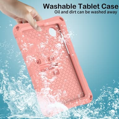 SKALO Xiaomi Redmi Pad SE 8.7 Butterfly EVA Kotelo - Pinkki