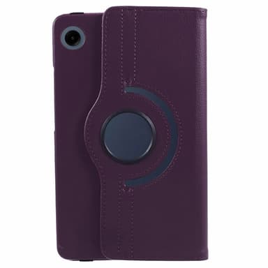 SKALO Samsung Tab A9 360 Litchi Suojakotelo - Violetti