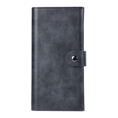 VILI iPhone 16 Plus GVB Series Lompakkokotelo PU-nahkaa - Musta