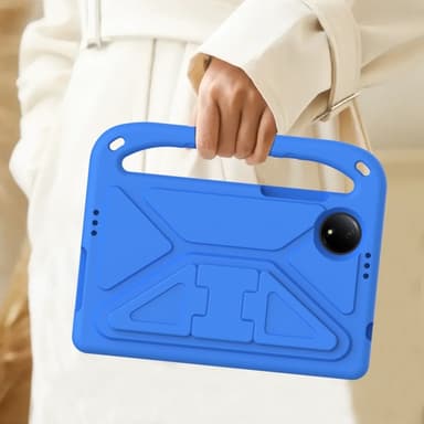 SKALO Xiaomi Redmi Pad SE 8.7 Lapsikuori kahvalla ja jalustalla - Sininen
