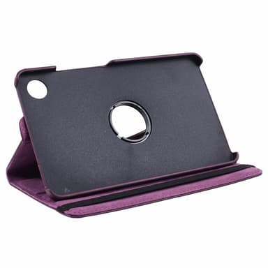 SKALO Samsung Tab A9 360 Litchi Suojakotelo - Violetti