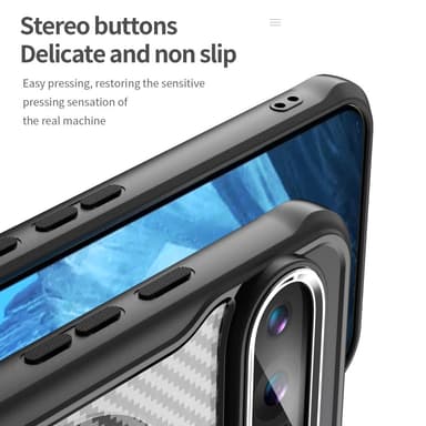 SKALO Google Pixel 9 Pro XL Carbon Fiber Translucent Suojakuori