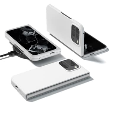 ABEEL Google Pixel 9 Pro Fold Skin Touch Suojakuori - Valkoinen