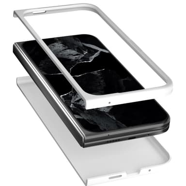 ABEEL Google Pixel 9 Pro Fold Skin Touch Suojakuori - Valkoinen