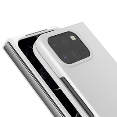 ABEEL Google Pixel 9 Pro Fold Skin Touch Suojakuori - Valkoinen