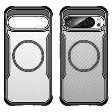 SKALO Google Pixel 9 Pro XL Carbon Fiber Translucent Suojakuori