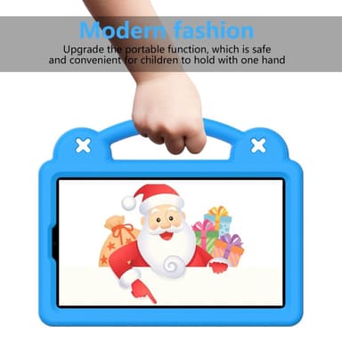 SKALO Xiaomi Redmi Pad SE 8.7 Kuori kahvalla/telineellä - Sininen