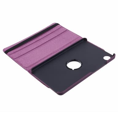 SKALO Samsung Tab A9 360 Litchi Suojakotelo - Violetti