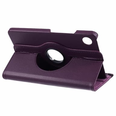 SKALO Samsung Tab A9 360 Litchi Suojakotelo - Violetti