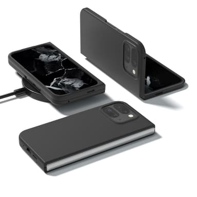 ABEEL Google Pixel 9 Pro Fold Skin Touch Suojakuori - Musta