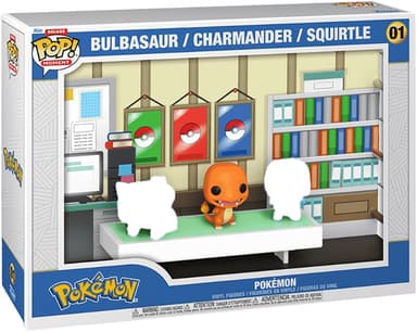Funko POP Pokemon 1996 toimintafiguuri (Bulbasaur/Charmander/Squirtle)
