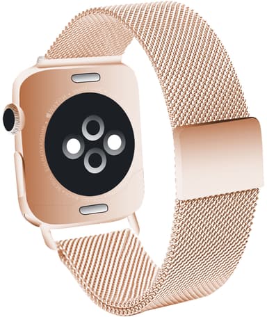 Sandstrøm Apple Watch Mesh ranneke 38-42 mm (ruusukulta)