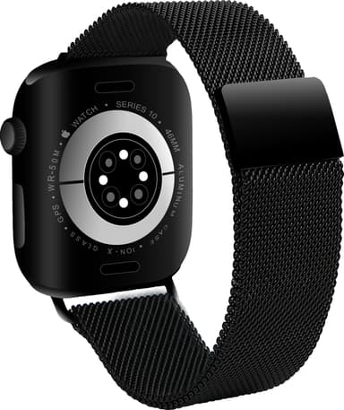 Sandstrøm Apple Watch verkkoranneke 38-42 mm (musta)