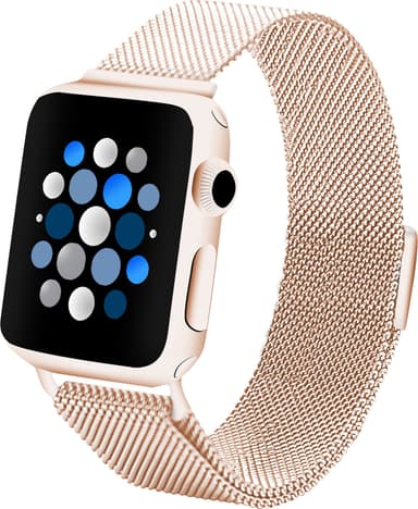 Sandstrøm Apple Watch Mesh ranneke 38-42 mm (ruusukulta)