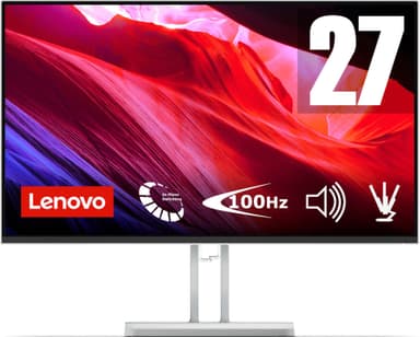Lenovo L27i-4B 27" näyttö (pilvenharmaa)