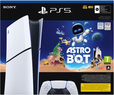 PlayStation 5 Digital Edition pelikonsoli (AstroBot pakkaus)