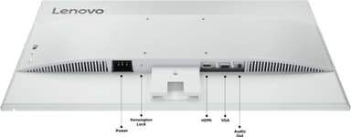 Lenovo L24i-4B 24" näyttö (pilvenharmaa)