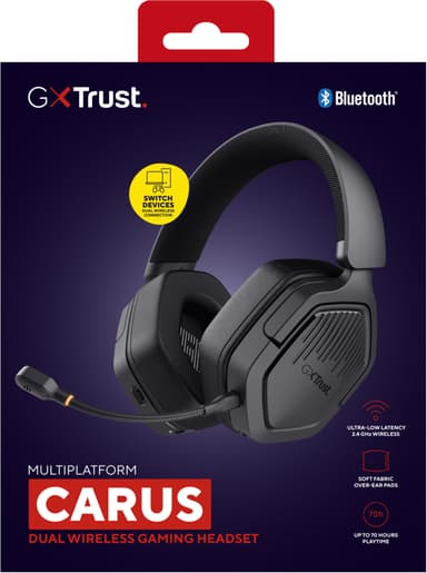 Trust GXT493 Carus langattomat pelikuulokkeet