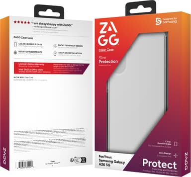 Zagg Samsung Galaxy A26 kirkas suojakuori (läpinäkyvä)