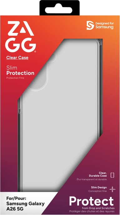 Zagg Samsung Galaxy A26 kirkas suojakuori (läpinäkyvä)