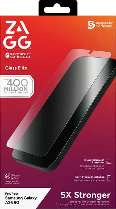 Zagg Glass Elite Samsung Galaxy A36 näytönsuoja