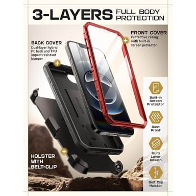 SUPCASE UB Pro iPhone 16e - Ruddy