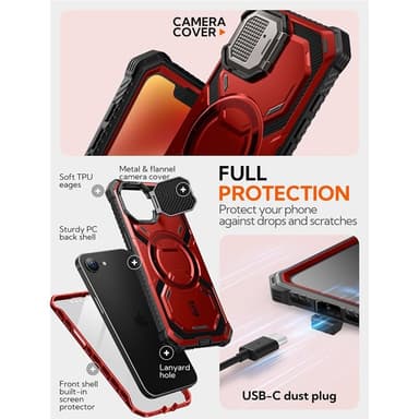 i-Blason Armorbox kotelo iPhone 16e - Ruddy