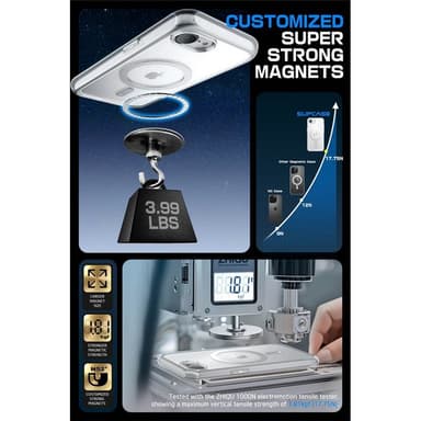 SUPCASE UB Mag kotelo iPhone 16e - Clear