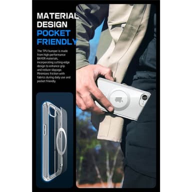 SUPCASE UB Mag kotelo iPhone 16e - Clear