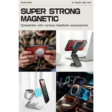 SUPCASE UB Mag XT kuori iPhone 16e - Ruddy