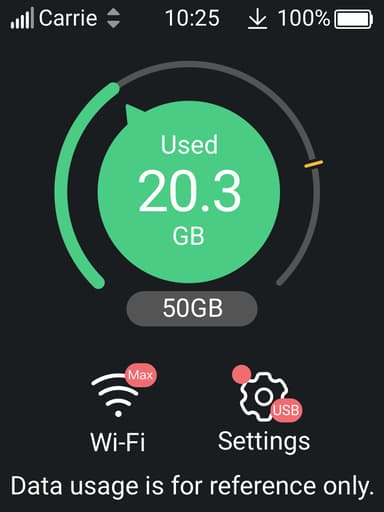 ZTE MU5120 5G WF6/AX3600 kannettava reititin