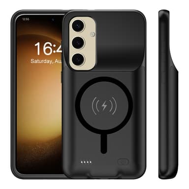 Samsung Galaxy S25+ (Plus) latauskotelolle Shell 10000mAh akkuyhteensopiva MagSafe