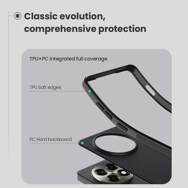 NILLKIN Frosted Shield Pro OnePlus 13R -kotelolle, yhteensopiva MagSafe TPU -suojus