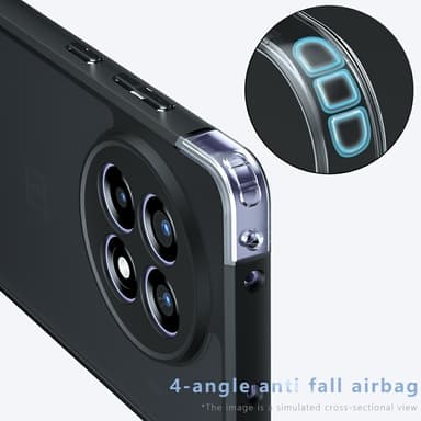 Puhelinkotelo TPU-kuoren takakuori OnePlus OnePlus 13R - musta