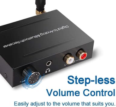 NÖRDIC DAC 192 kHz digitaalisesta analogiseen muunnin Bluetooth-kuulokevahvistimella