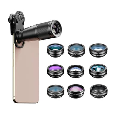 Apexel Monikäyttöinen 10-in-1 Linssisarja APX-22XDG9