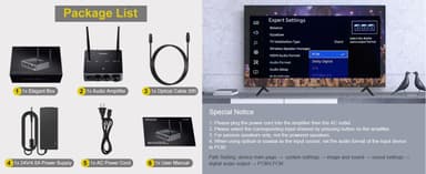 NÖRDIC Bluetooth 5.2 Hi-Fi vahvistin 192khz/24bit 2x100W