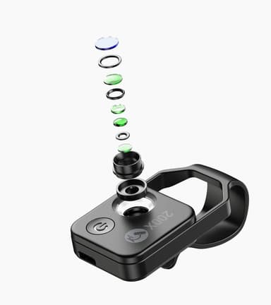APEXEL 200x Mobiilimikroskooppi, Mini Taskumikroskooppi, 6 LED-valo-opasta, 2 kirkkaustason säätöä, Suurennus Makrolinssisarja Puhelinkameraan