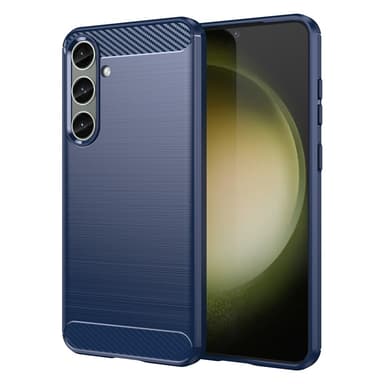 SKALO Samsung S25+ Armor Carbon Suojakuori - Sininen