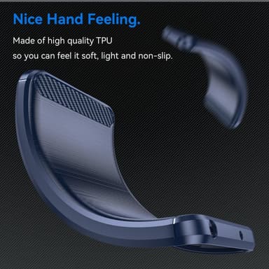SKALO Samsung S25+ Armor Carbon Suojakuori - Sininen