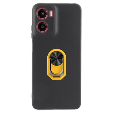 TPU sormuskotelo Motorola Moto G05 - Keltainen